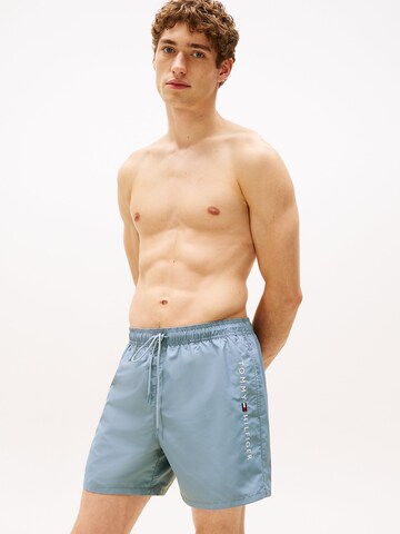 Shorts de bain Tommy Hilfiger Underwear en bleu : devant