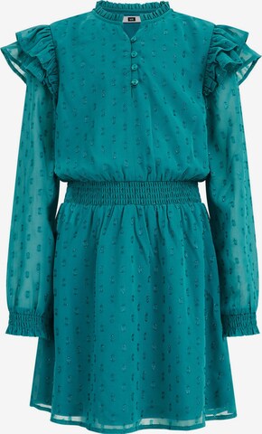 WE Fashion Dress in Green: front