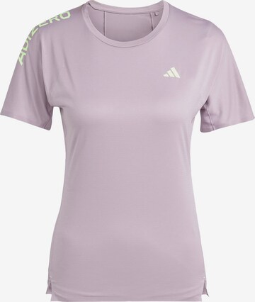 T-shirt fonctionnel ' Adizero' ADIDAS PERFORMANCE en violet : devant