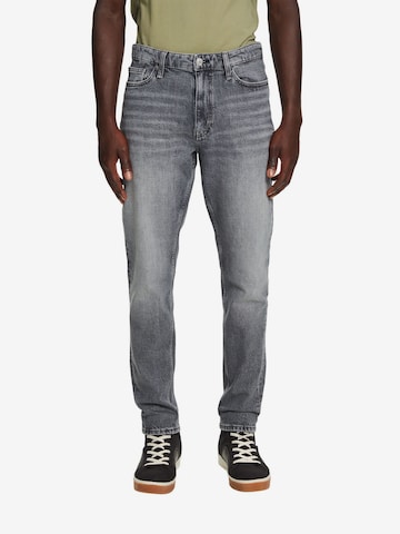 ESPRIT Tapered Jeans in Grijs: voorkant