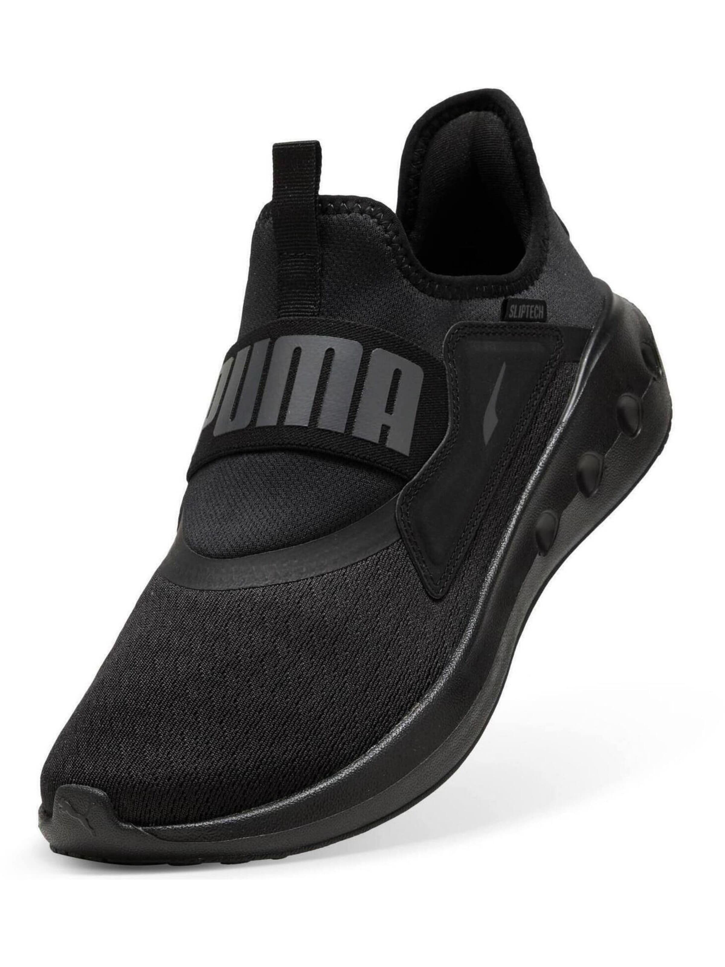 Scarpa slip-on 'Softride Carson Sliptech II' di PUMA in nero: frontale