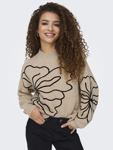 JDY Pullover 'JDYJELLA' in Grau