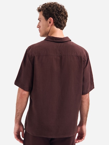 Coupe regular Chemise No Excess en marron