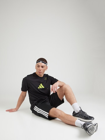 ADIDAS PERFORMANCE Funkcionalna majica | črna barva