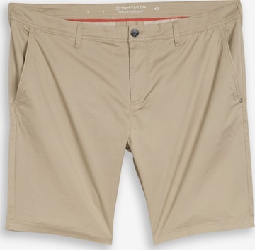 TOM TAILOR Men + Chinoshorts in Beige: Vorderseite