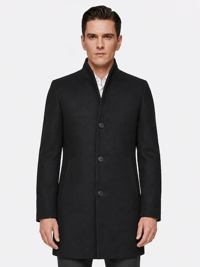 ALLTHEMEN Winter Coat 'Mantelruhe' in XS in Black, Item view
