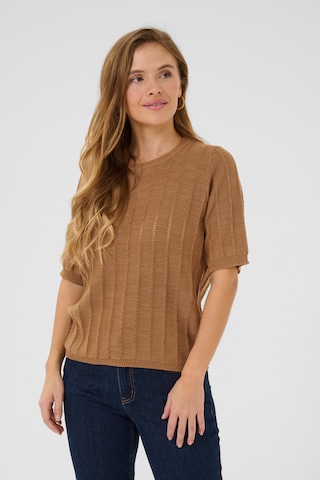 Kaffe - Jersey 'KABetty' en marrón: frente