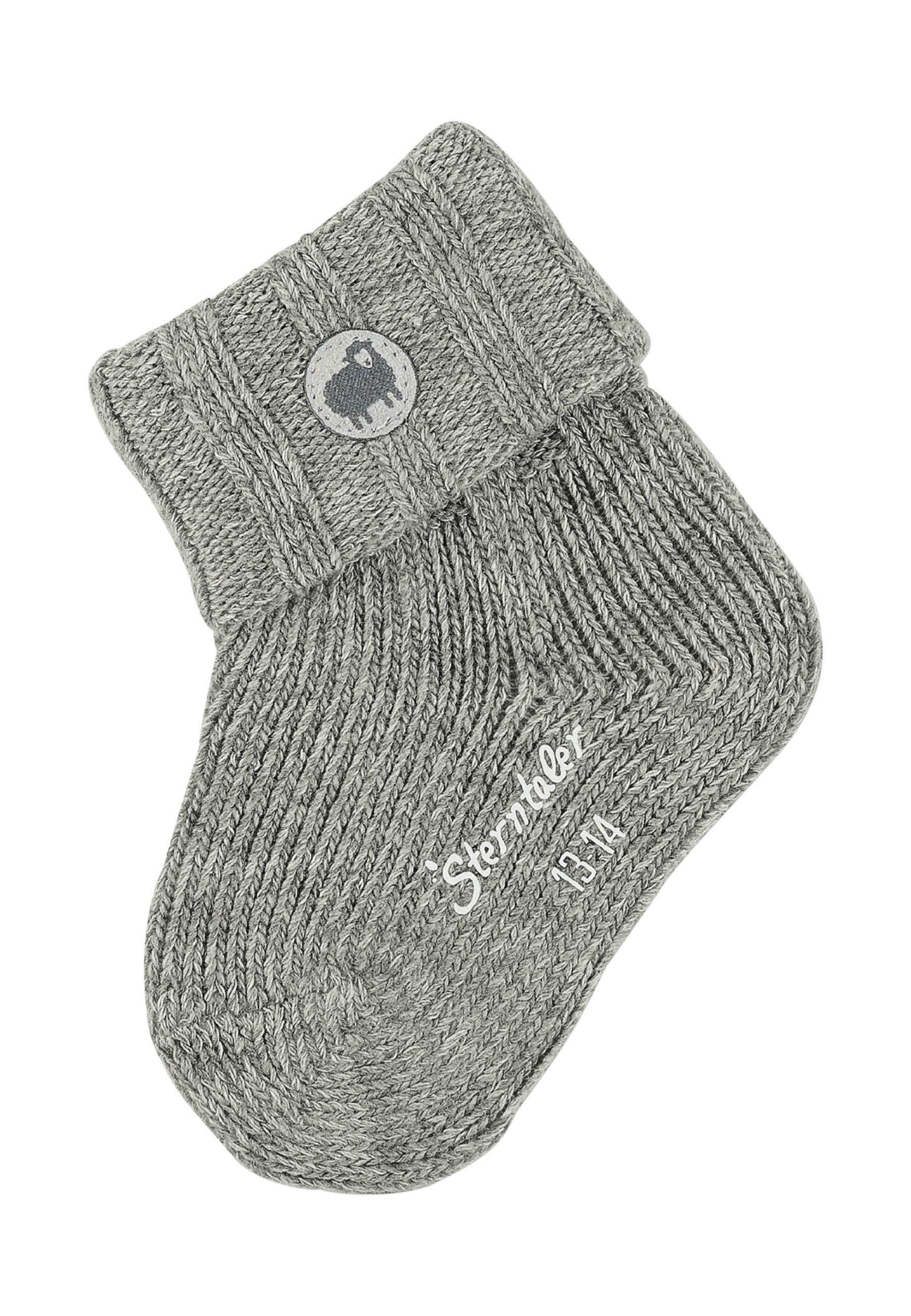 STERNTALER Socken in Grau: Vorderseite