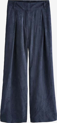 Next Wide Leg Suorat housut värissä sininen: etupuoli