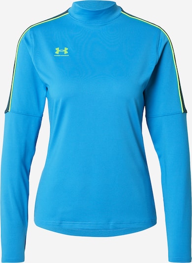 Sportiniai marškinėliai 'Challenger' iš UNDER ARMOUR, spalva – azuro spalva / tamsiai mėlyna / šviesiai žalia, Prekių apžvalga