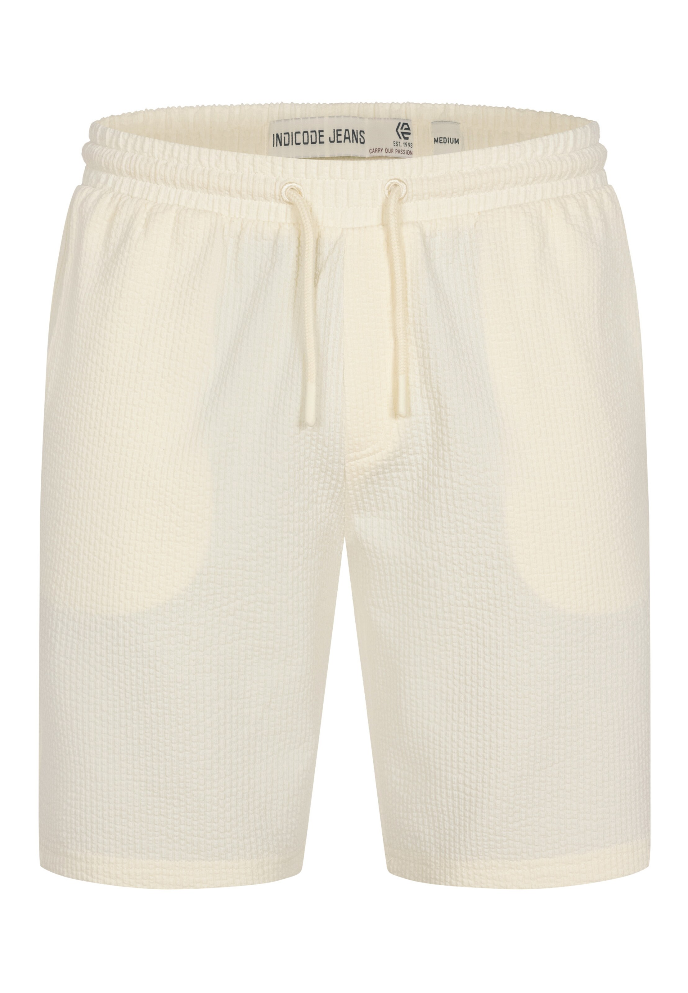 INDICODE JEANS Regular Chino trousers in Beige: front