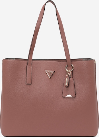 GUESS Shopper táska 'Meridian' - rózsaszín: elől