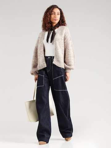 VERO MODA Knit Cardigan 'VMMAYBE' in Grey