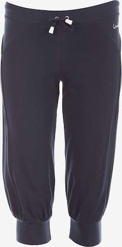 Winshape Ozke Športne hlače 'WBE5' | modra barva: sprednja stran