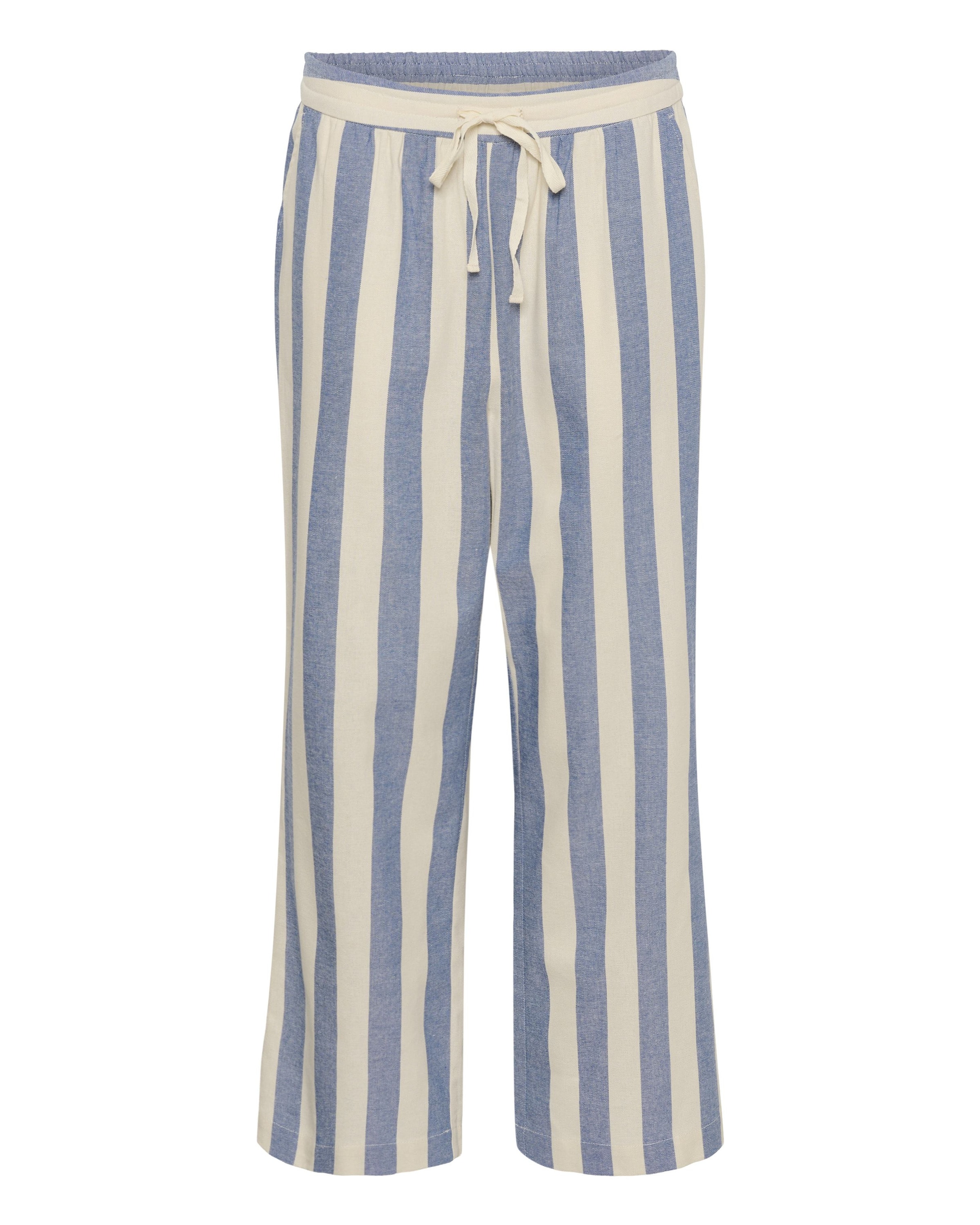 CULTURE - Loosefit Calças 'CUKapina' em branco: frente