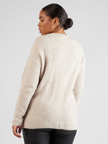 ONLY Curve Sweater 'CAMILLA' in Grey
