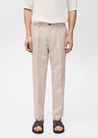 MANGO MAN Regular Hose 'Delave' in Beige: Vorderseite