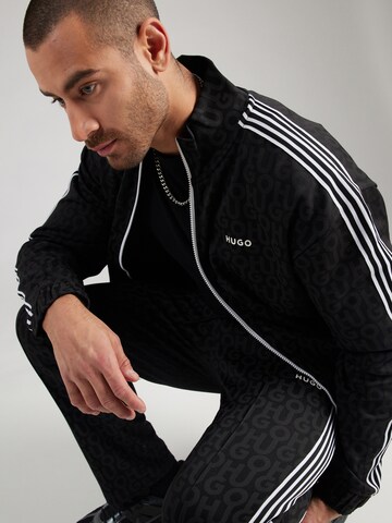 HUGO Sweatsuit 'Doduck/Don' in Black