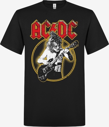 T-Shirt 'Ac/dc Angus Signature T-Shirt' AC/DC en noir : devant