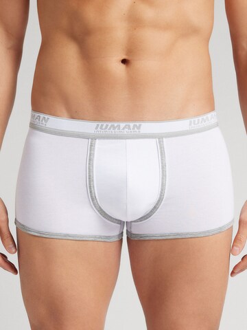 IUMAN Intimissimi Uomo Boxer in Weiß: Vorderseite