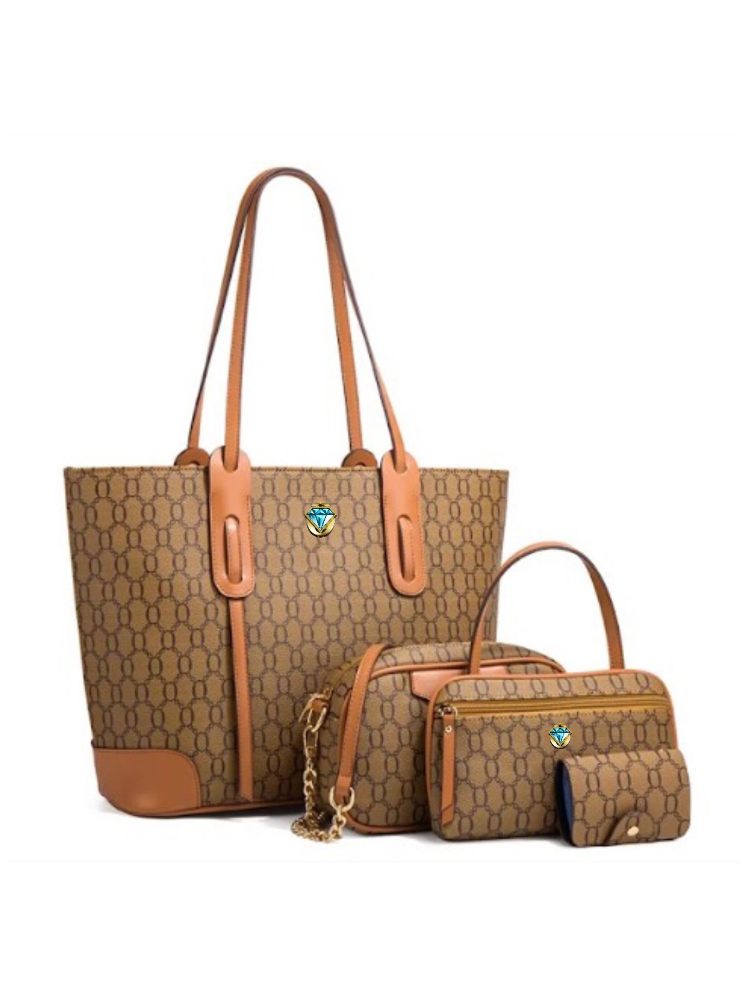 Elegon Handbag 'Model Marshall Islands' in Brown: front
