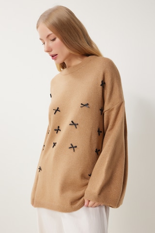 Happiness İstanbul Pullover in Braun