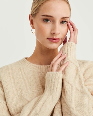 WE Fashion Pullover i beige