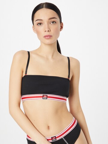 Bandeau Soutien-gorge 'BANDEL' DIESEL en noir : devant