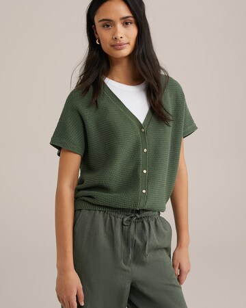 WE Fashion Kofta i grön: framsida