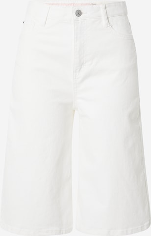 ESPRIT - Perna larga Calças de ganga em branco: frente