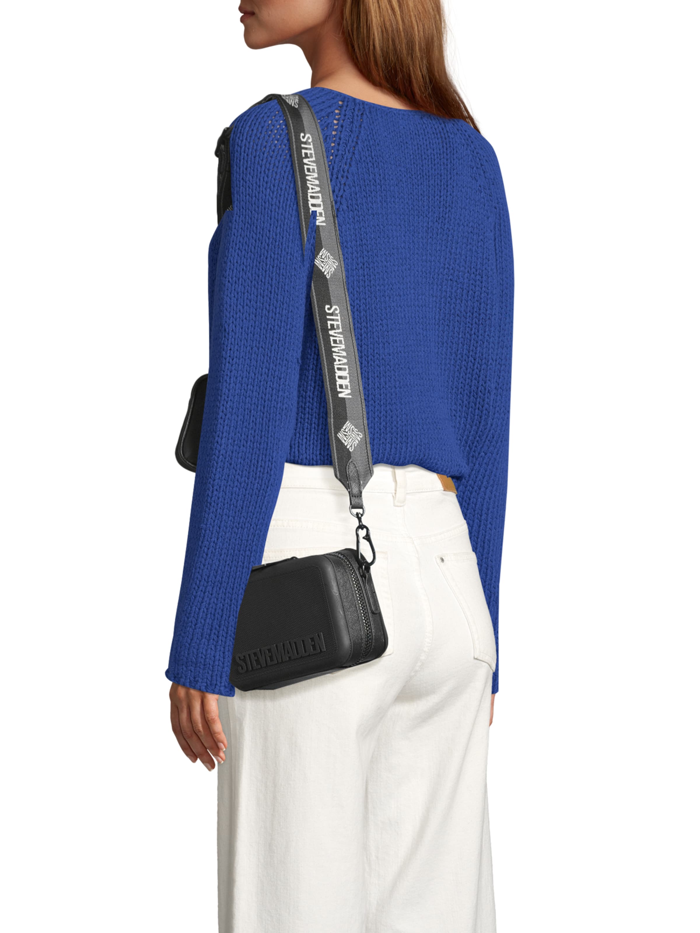 STEVE MADDENTorba preko ramena 'Bsacha' - crna boja: prednji dio