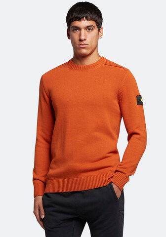 Lyle & Scott Sweater in Orange: front