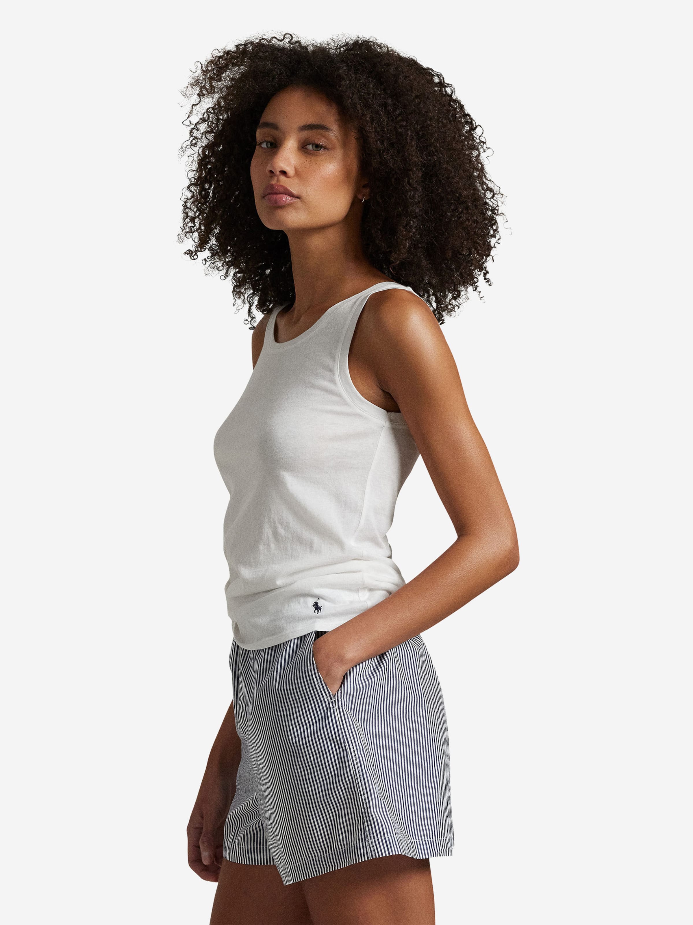 Polo Ralph Lauren Top ' Whisper Weight Cotton ' in White