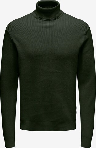 Only & Sons Sweater 'Phil' in Green: front