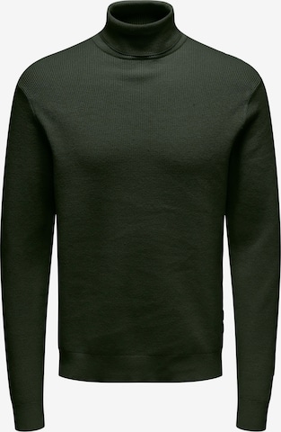 Only & Sons Sweater 'PHIL' in Green: front