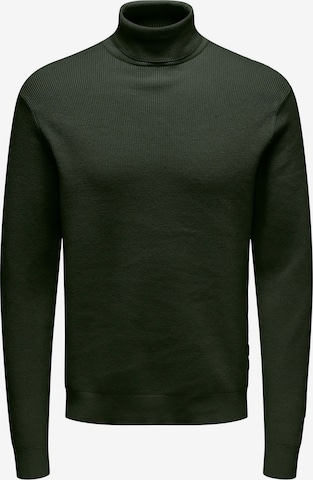 Only & Sons Sweater 'Phil' in Green: front