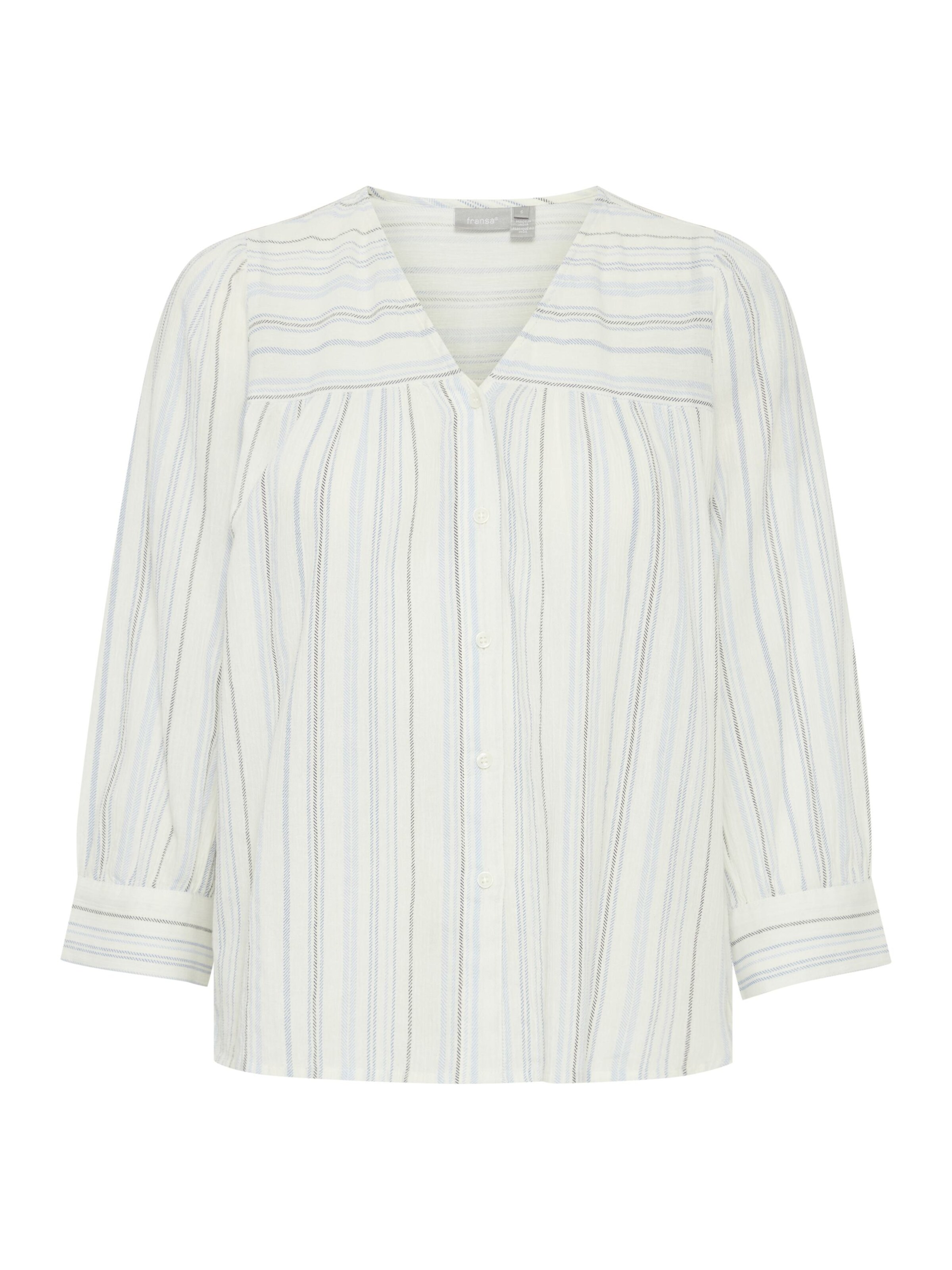 Chemisier 'Nadu' Fransa en blanc : devant