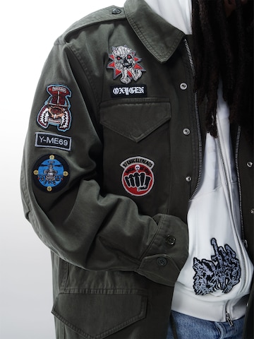 Luka Sabbat for ABOUT YOU Between-season jacket 'Aaron' in Green