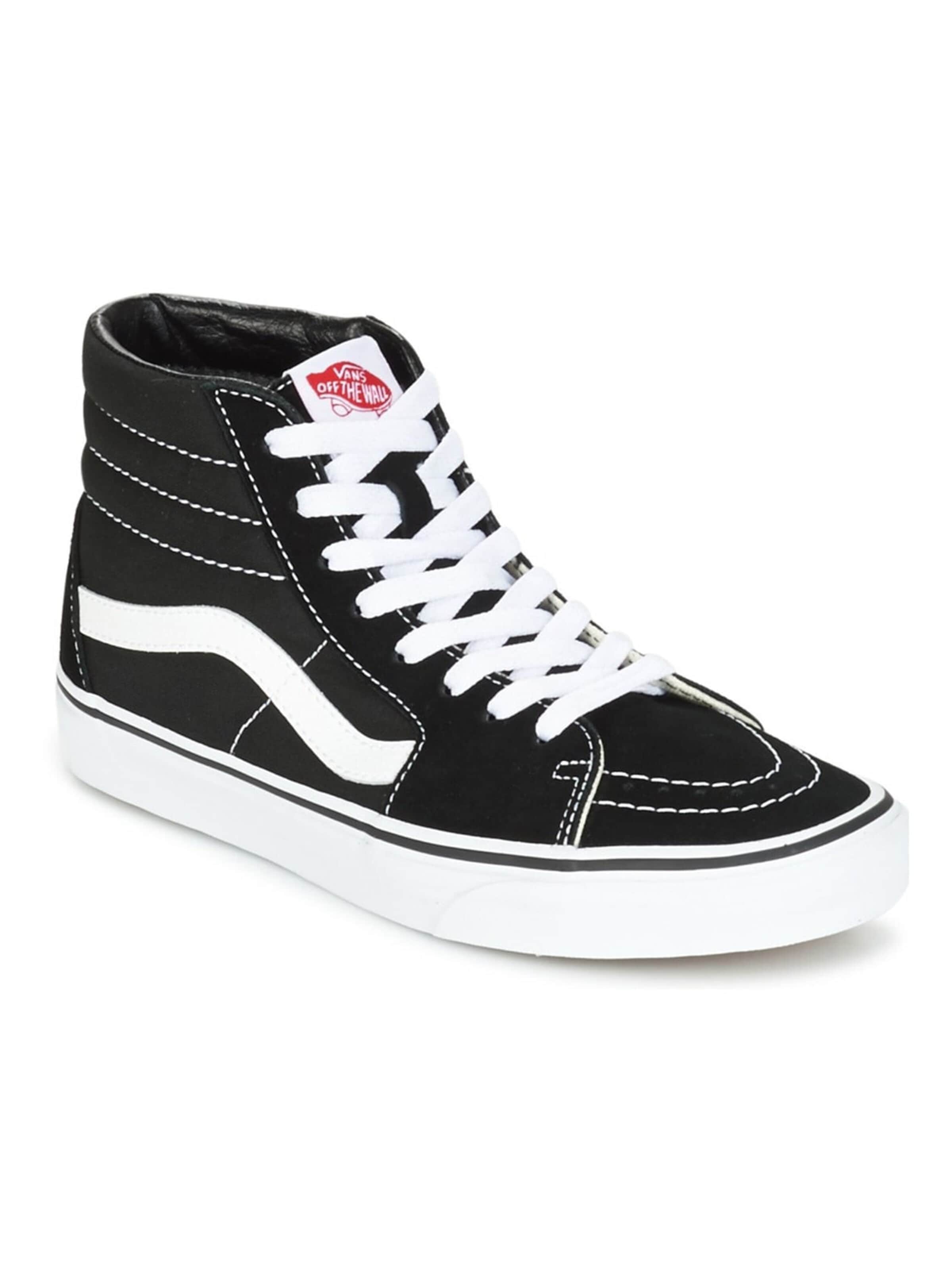 Scarpa stringata sportiva 'UA SK8-HI BLACK / WHITE' di VANS in nero