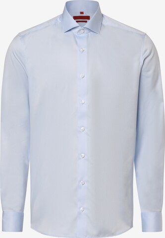 Finshley & Harding Overhemd in Blauw: voorkant