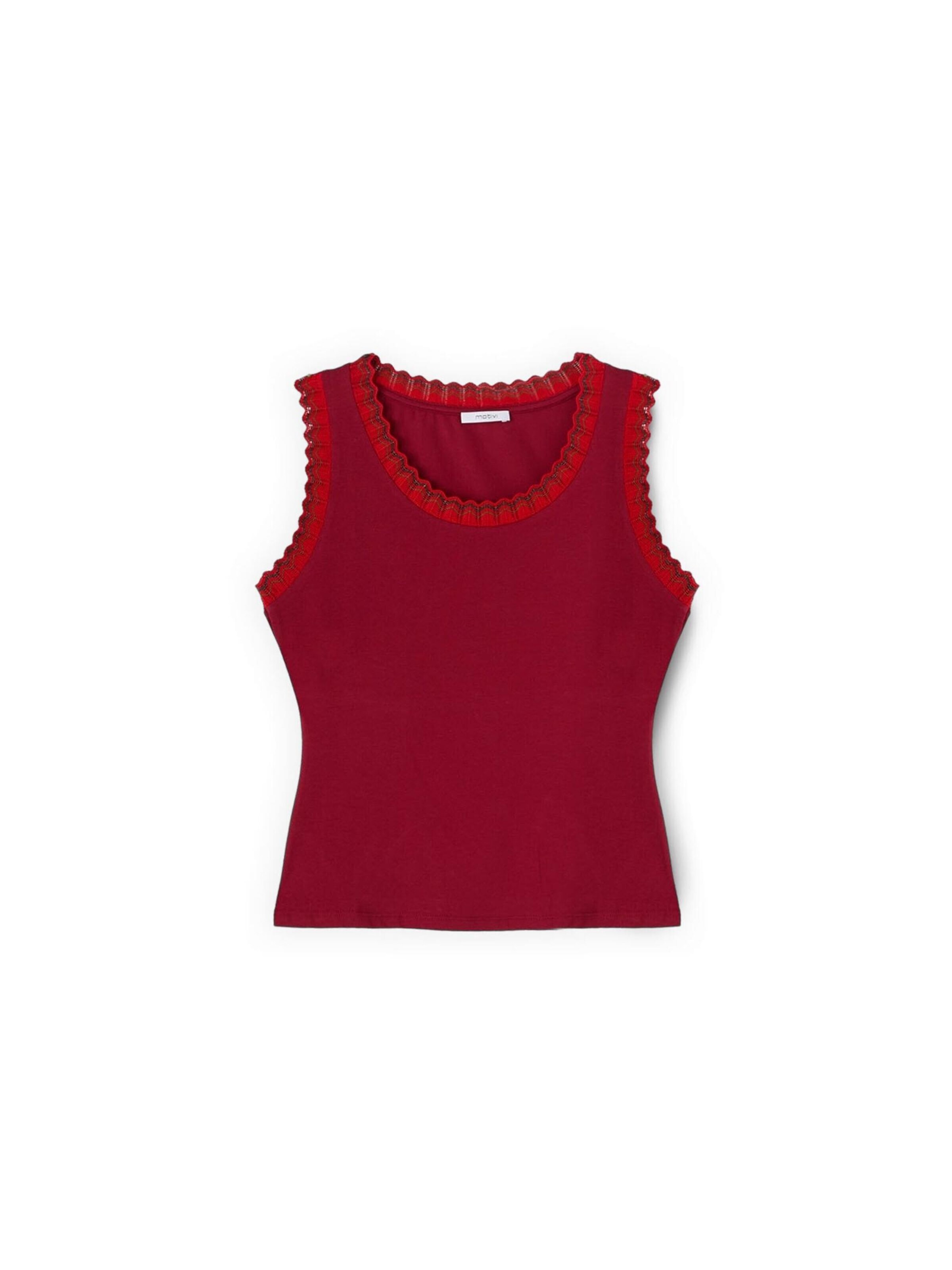 Haut MOTIVI en rouge : devant