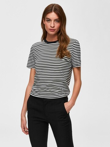 SELECTED FEMME Shirt in Zwart: voorkant