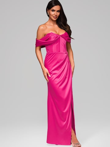 Ombre Evening dress in Pink