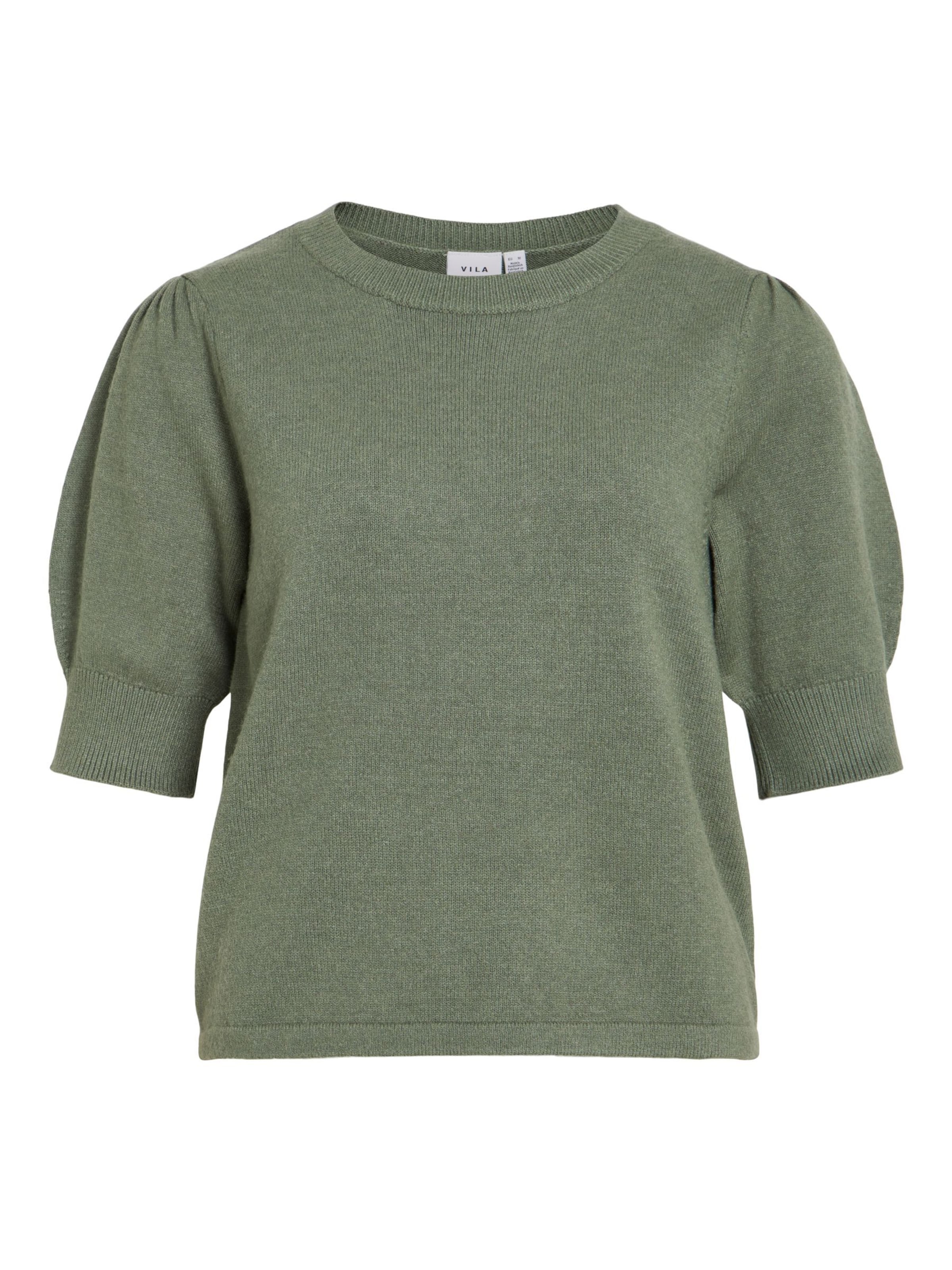 Pull-over 'VIRIL' VILA en vert : devant