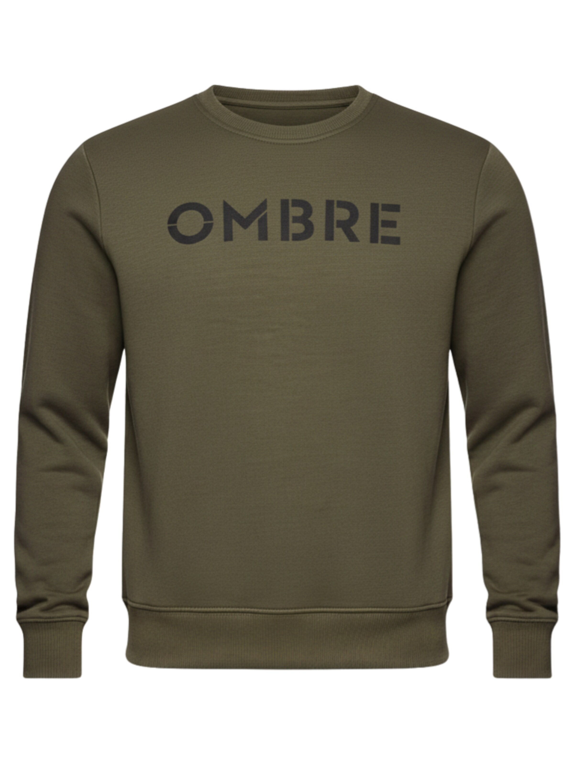 Ombre Sweatshirt 'B1711' in Green: front