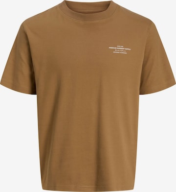 T-Shirt 'Blachad' JACK & JONES en marron : devant