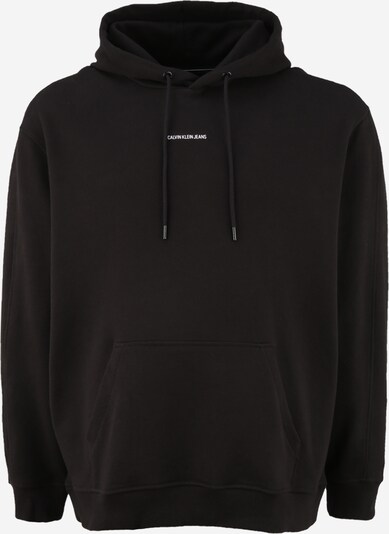 Calvin Klein Jeans Plus Sweat-shirt en noir / blanc, Vue avec produit