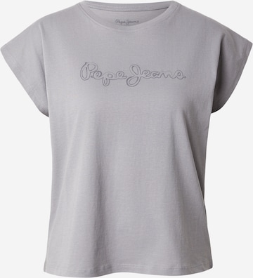 Pepe Jeans Тениска в сиво: отпред
