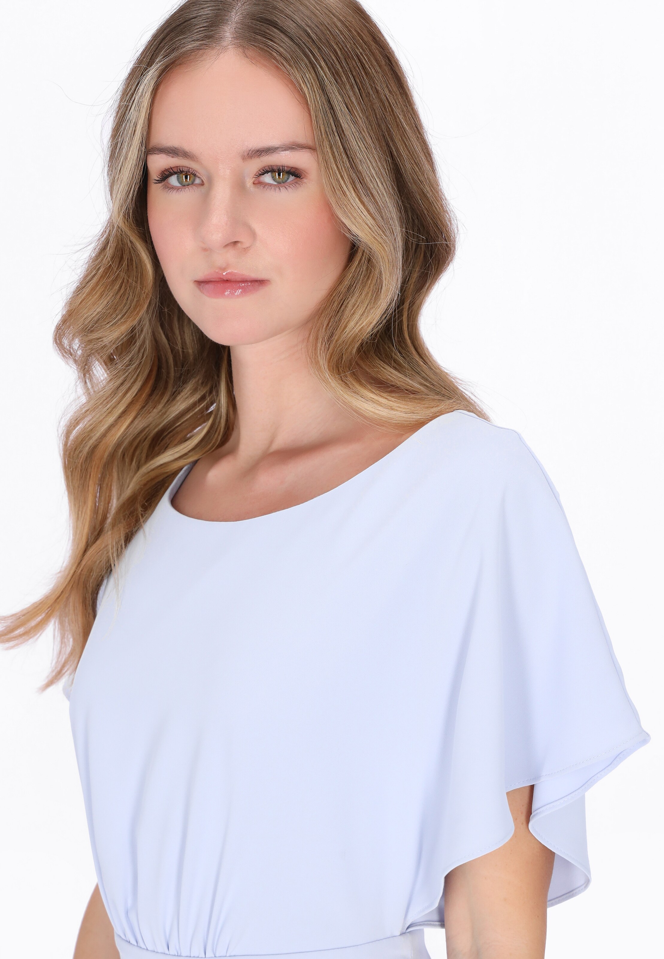 DreiMaster Klassik - Vestido de verano 'Classic' en azul