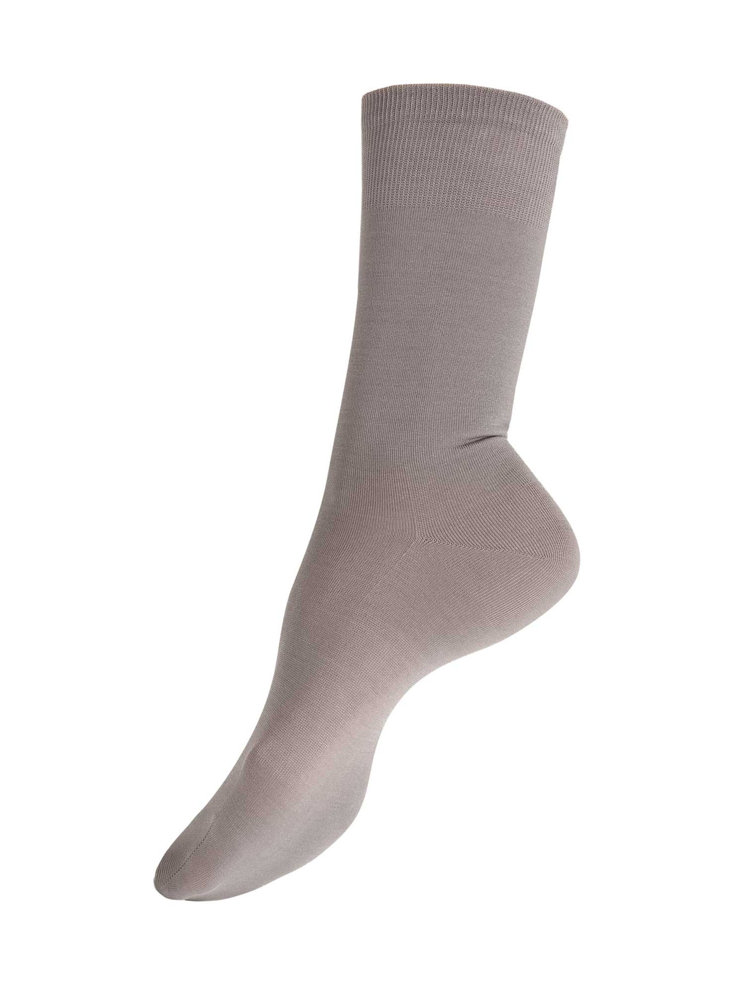 KUNERT Sokken 'Finest Cotton' in Grijs: voorkant